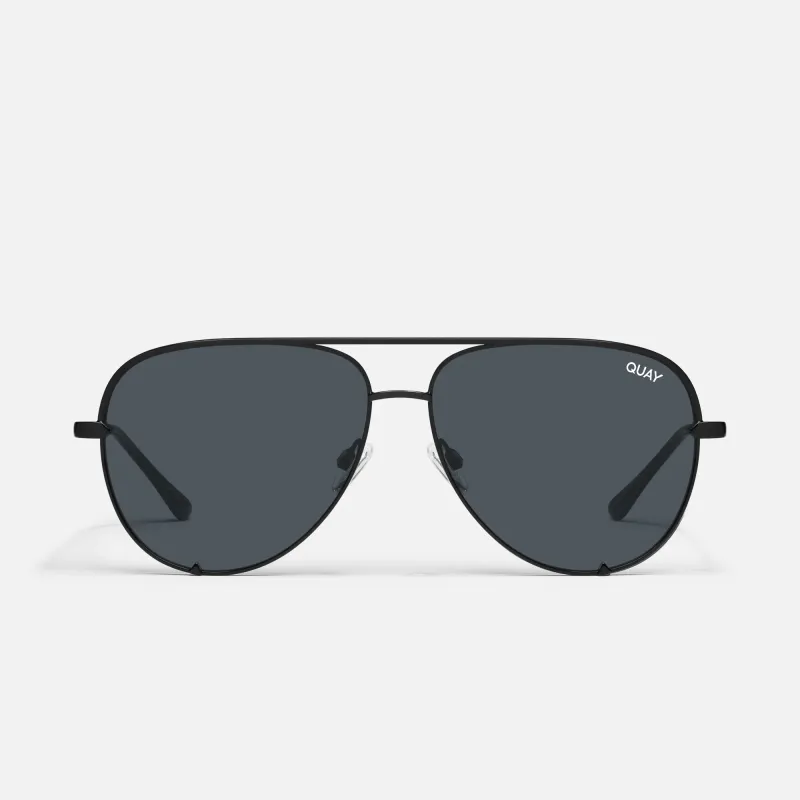 QUAY High Key Mini Black/Smoke