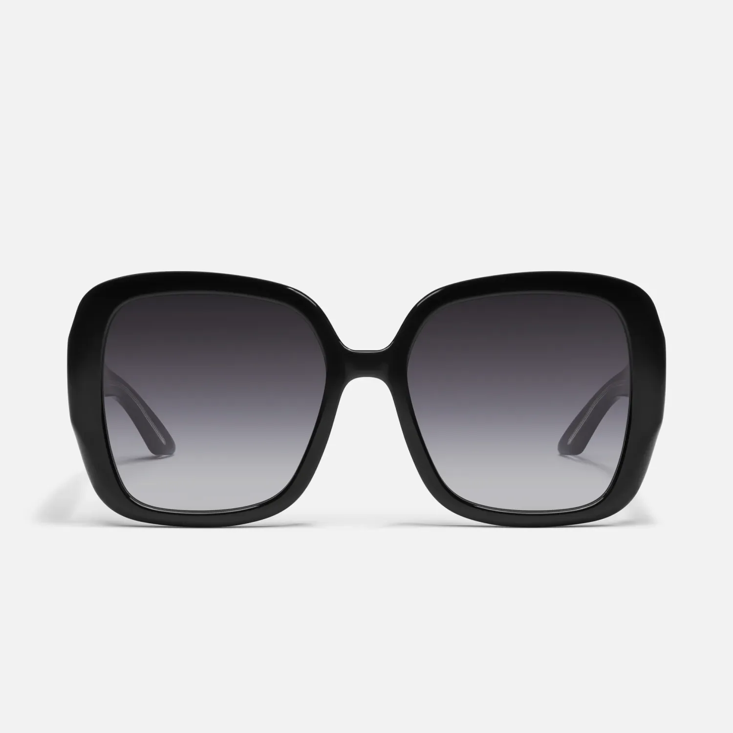 QUAY Full Glam BLACK/SMOKE