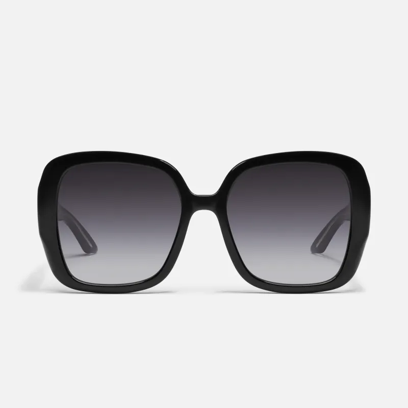 QUAY Full Glam BLACK/SMOKE
