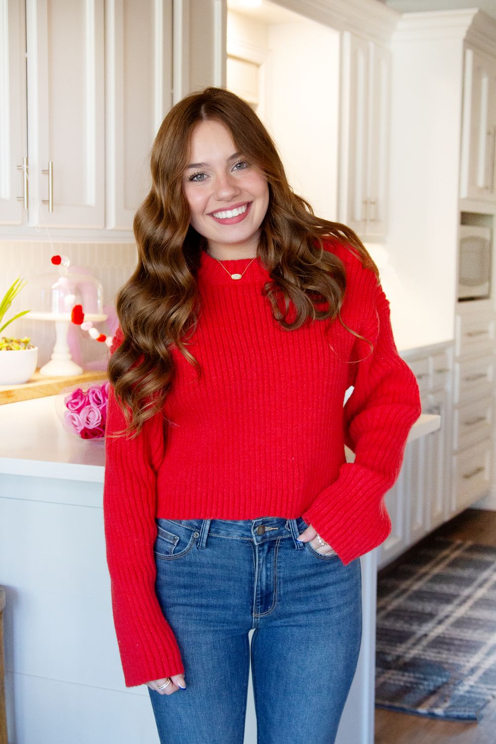 My Sweetie Ribbed LS Sweater 