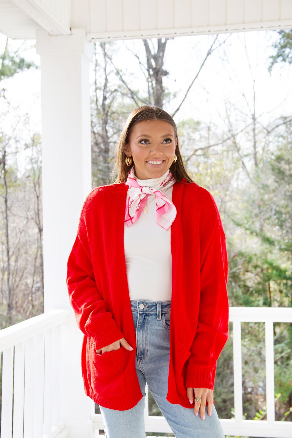 Quick Remarks Flowy Cardigan