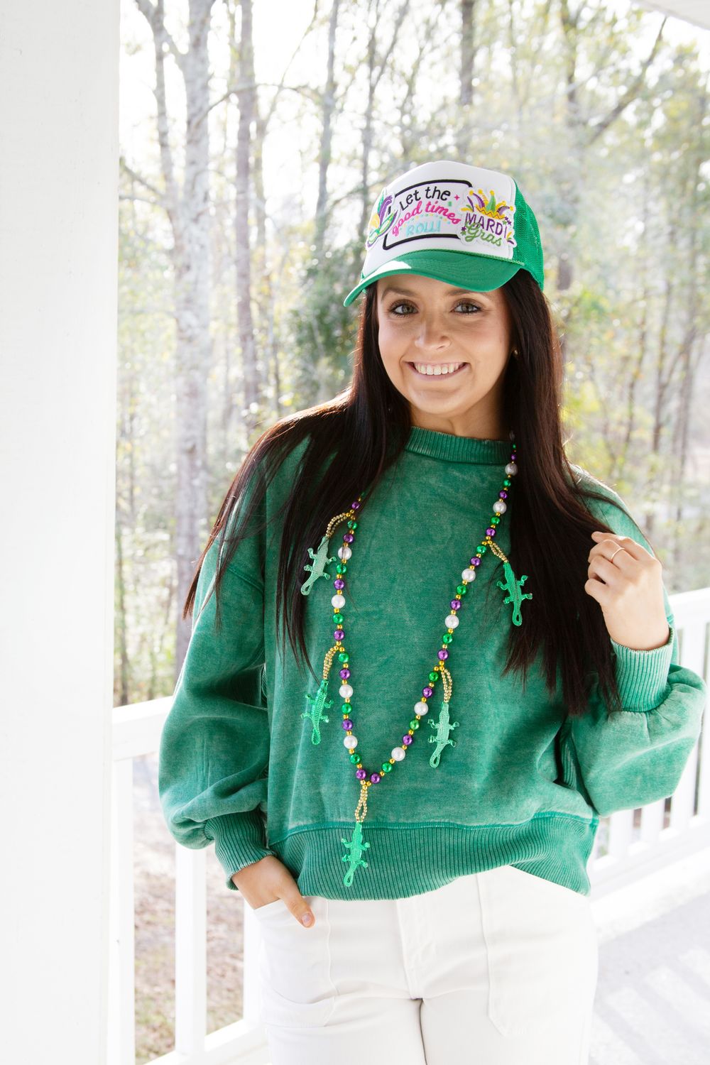 Perfect Combo Fleece Acid Wash Pullover