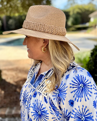 Roswell Straw Hat TAN