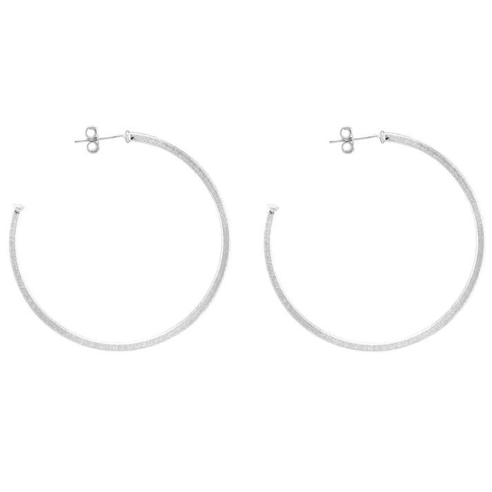 Perfect Hoop, Color: BRUSHED SILVER