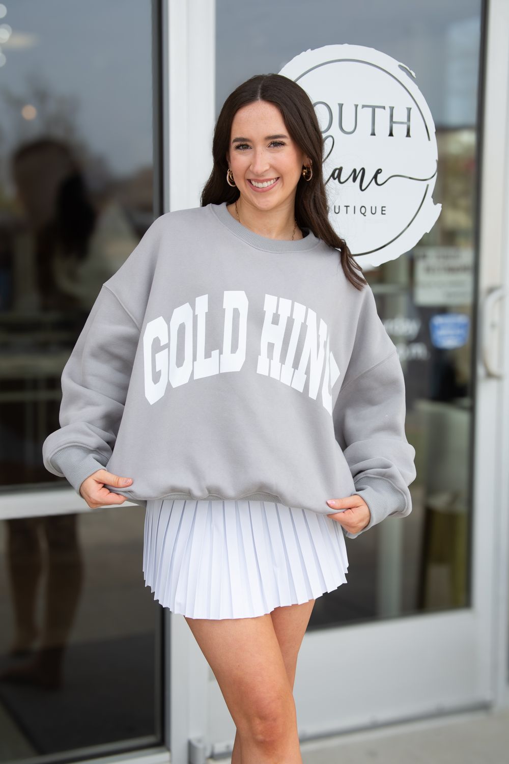 Gold Hinge Wide Arm Sweatshirt