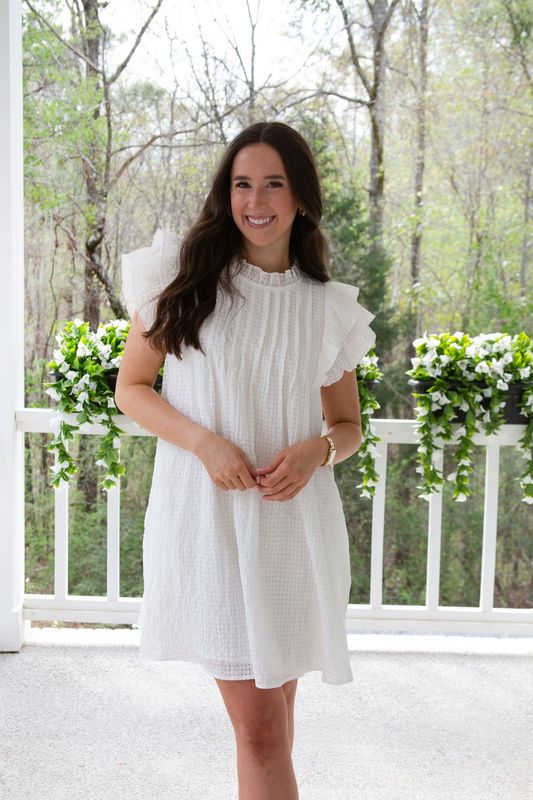Everyday Moment Ruffle Sleeve Casual Dress