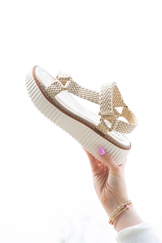 Sweet Metallic Sandal 