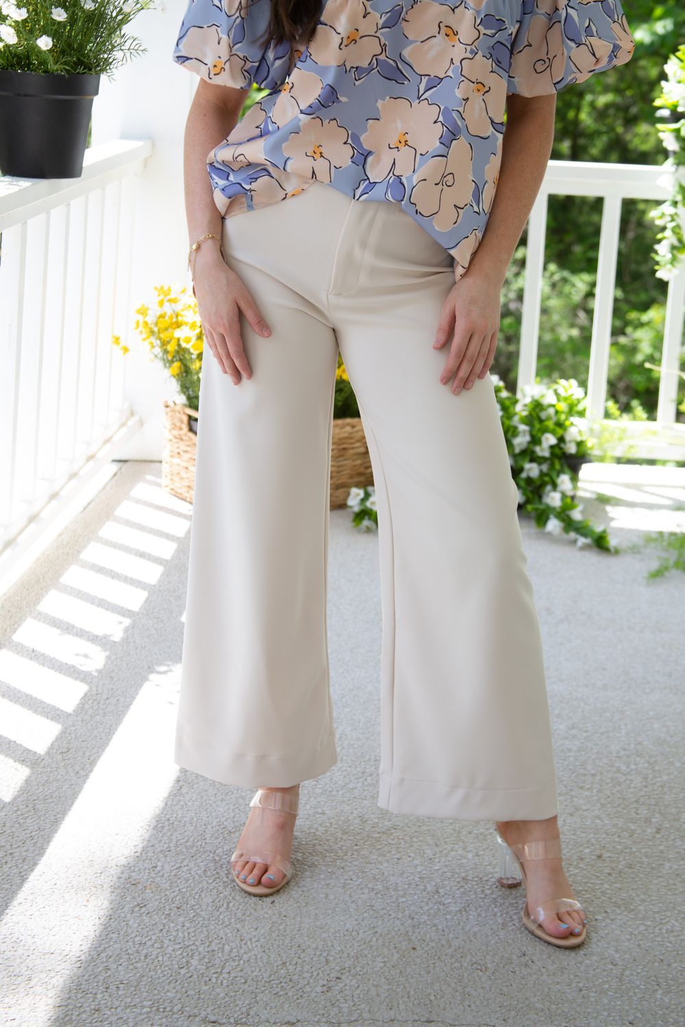 Be My Friend Crop Wide Leg Pant