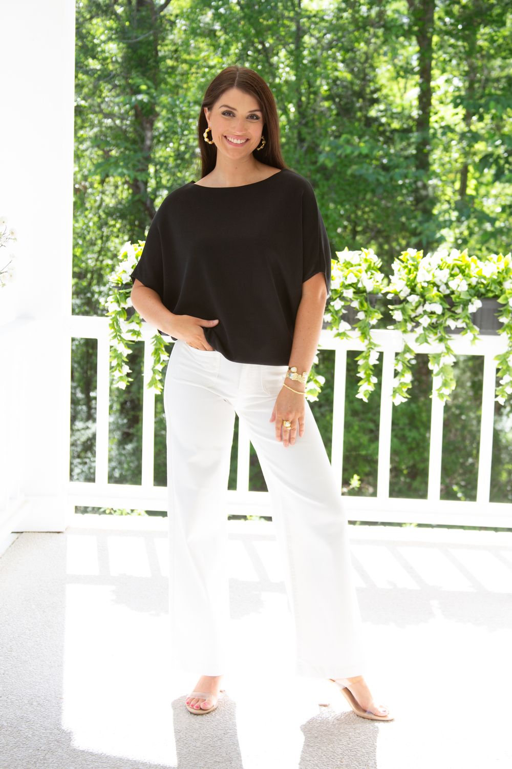 Short Sleeve Scuba Oversized Top