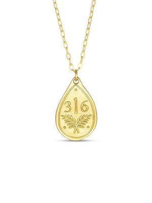 Scripture Inspired Pendant Necklace JOHN 3:16 22&quot;
