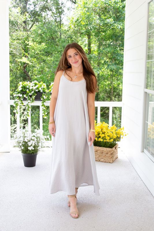Find Your Way Spaghetti Maxi Dress