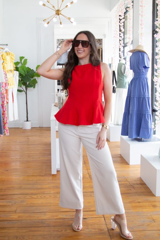 Colette Cropped Wide Leg Pant
