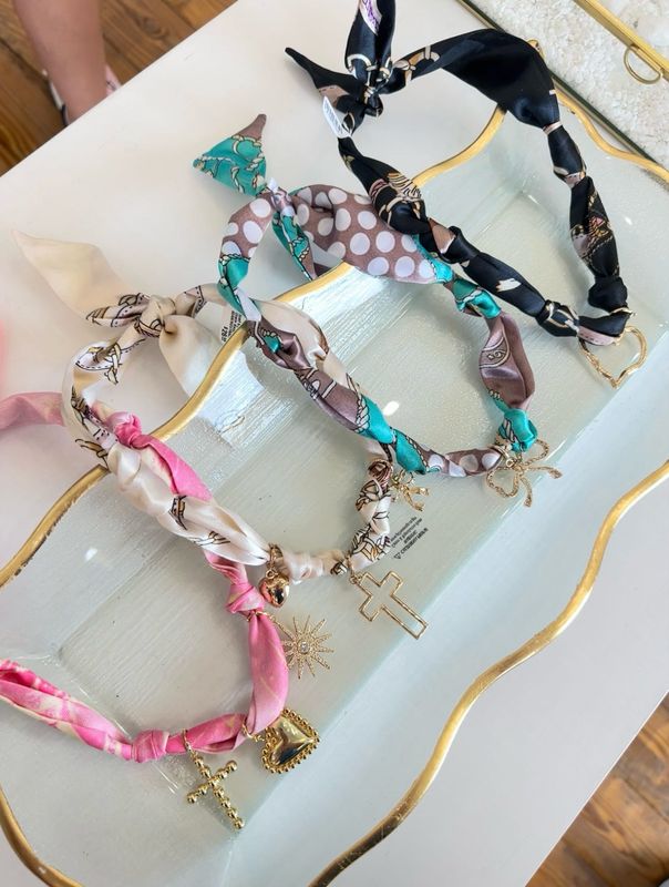 Scarf Bandana Charm Necklace