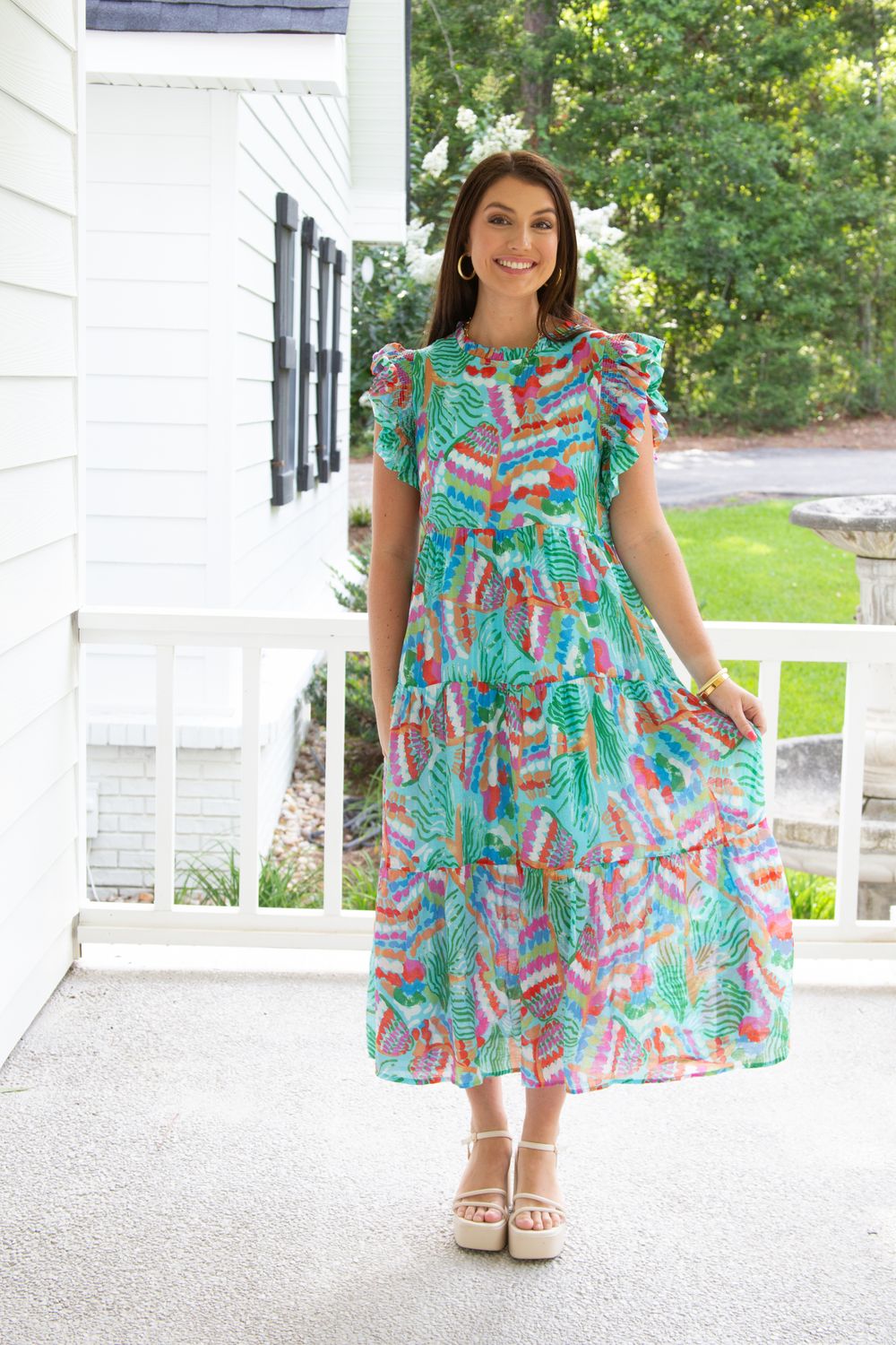 All You Have Chiffon Midi Dress