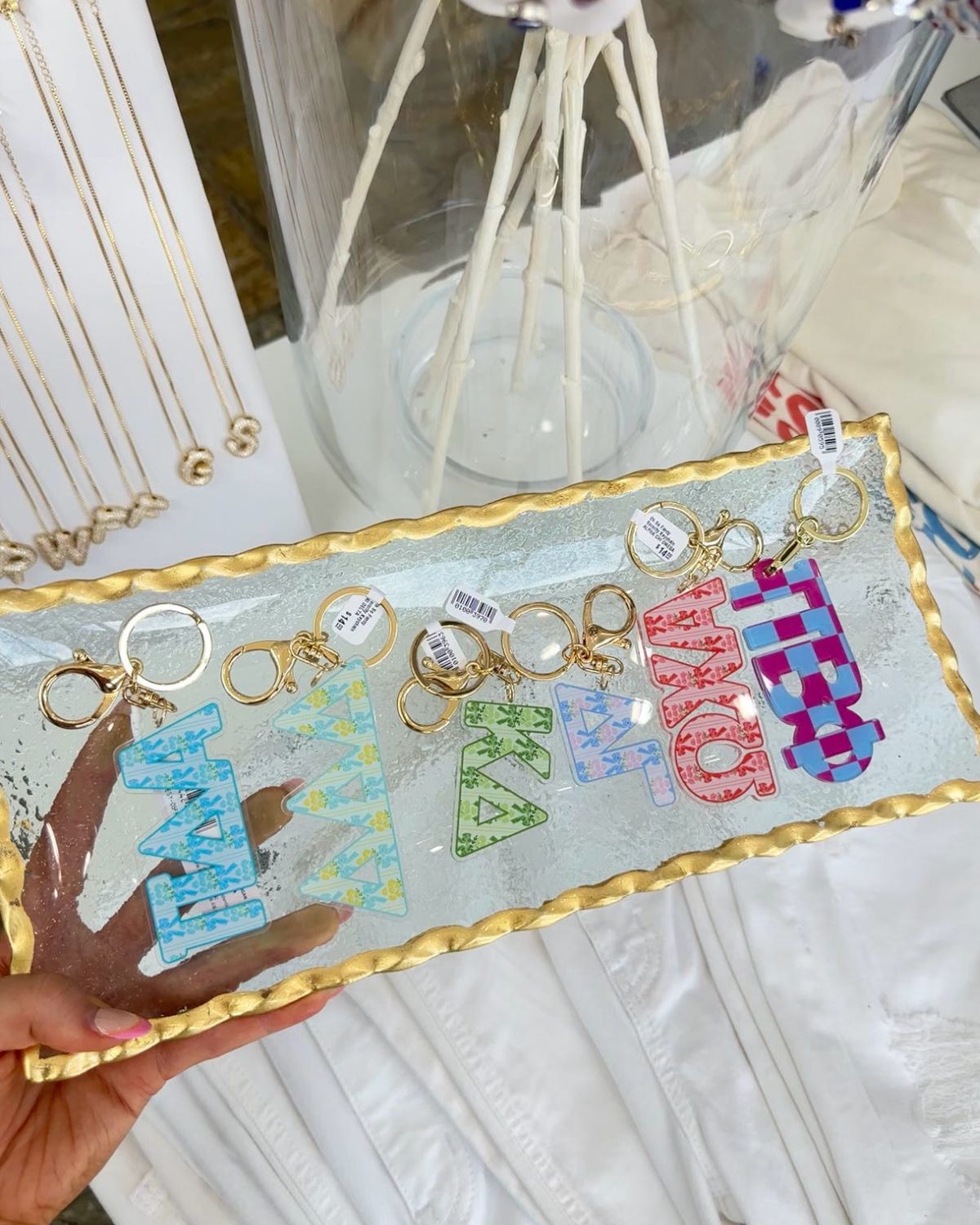 Oh So Fancy Sorority Keychain