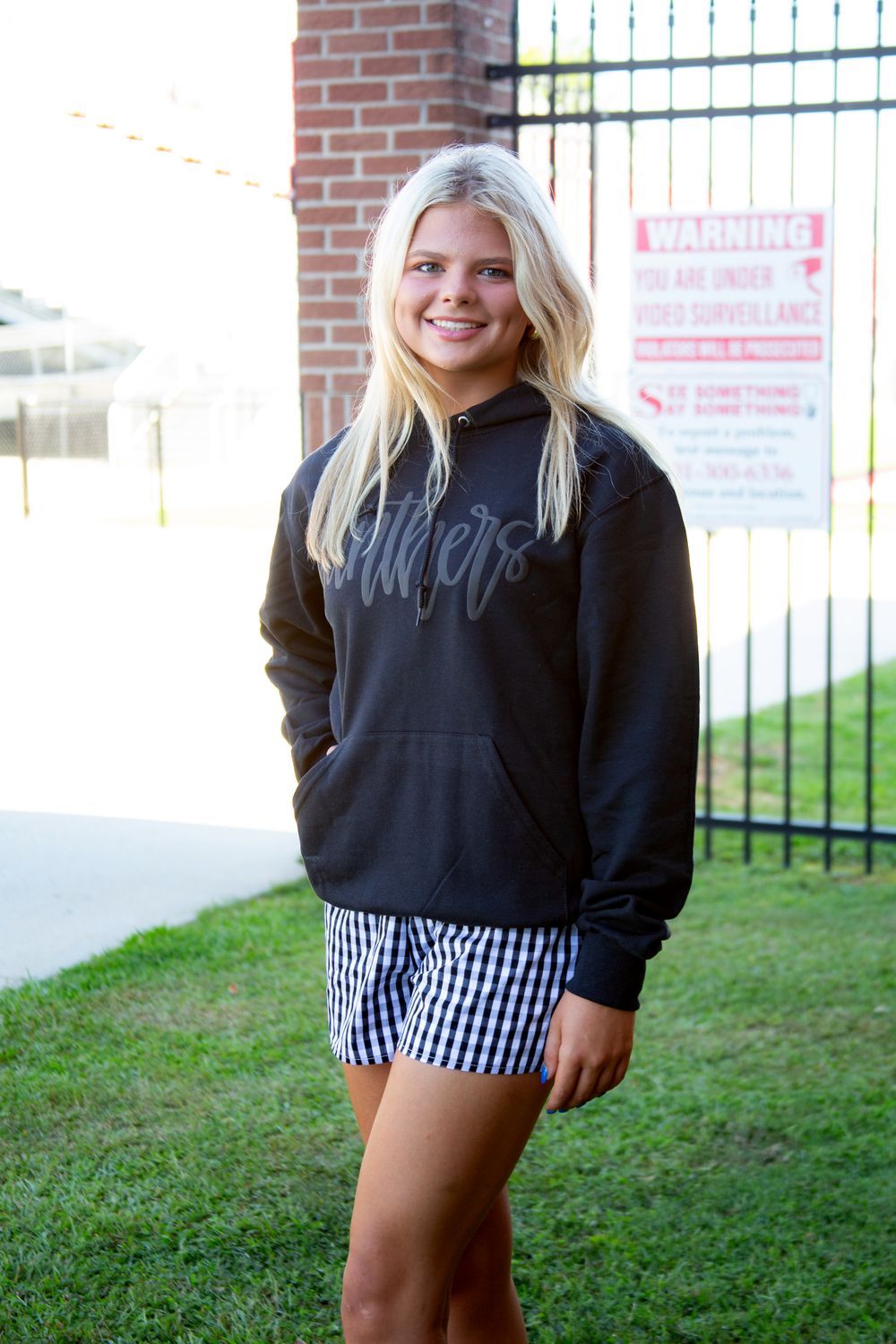 Panthers Puff Ink Hoodie