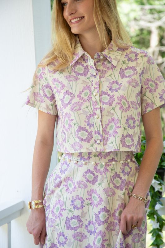 Feel the Connection Pearl Accent Top