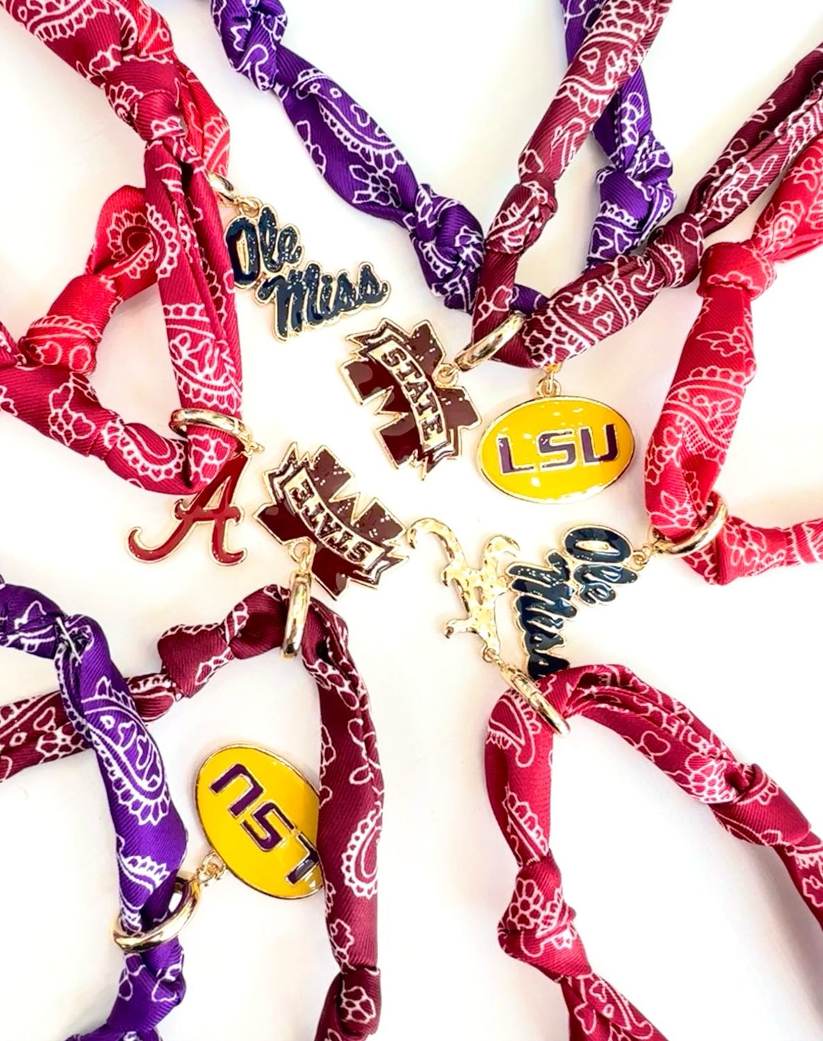 Gameday Logo Bandana Necklace