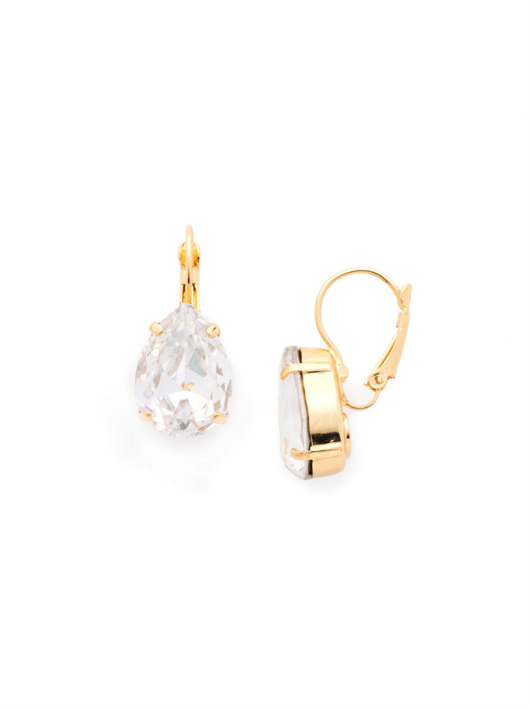 SORRELLI Timeless Teardrop Dangle Earring BG/CRYSTAL