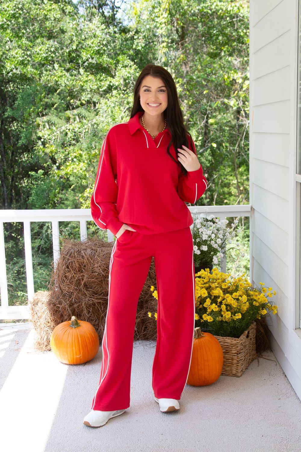 As It Happens Modal Scuba Two Stripe Piping Set