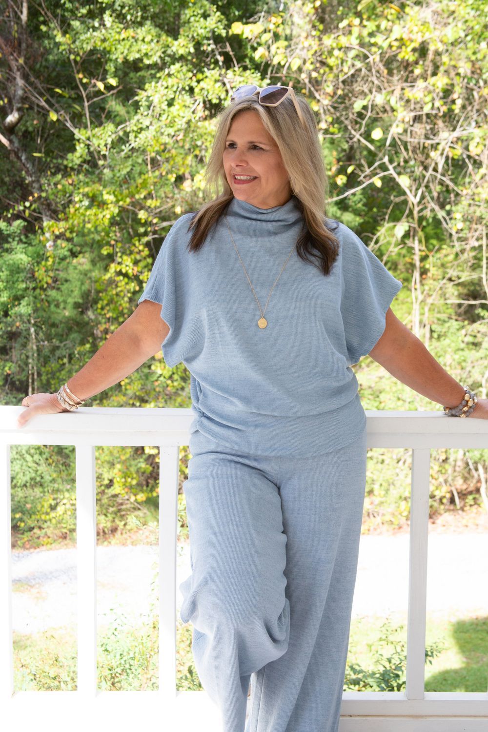 Healing Me Mock Neck Top Pant Set