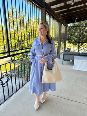 Eternal Bliss Button Down Washed Dress