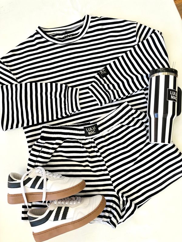 Everything Good Stripe Mac Short