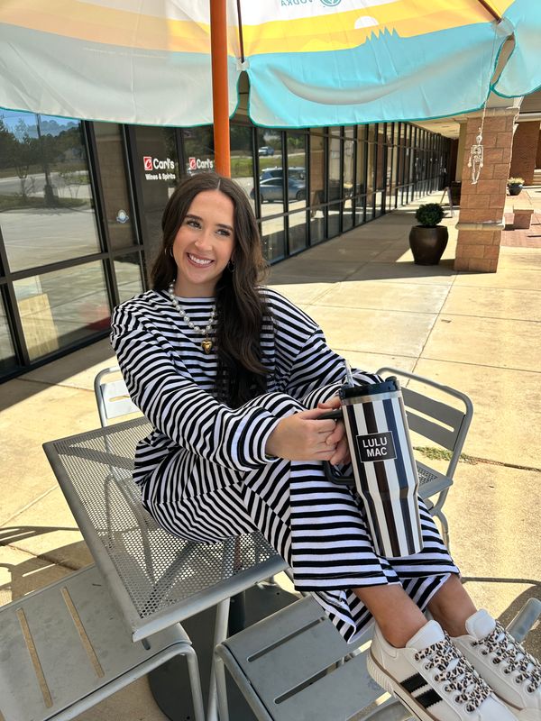 Uptown Cozy Striped Lulu Pant