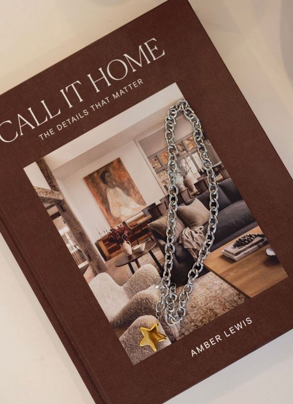 Chan Sutt Two Toned Star Necklace MIXED METAL