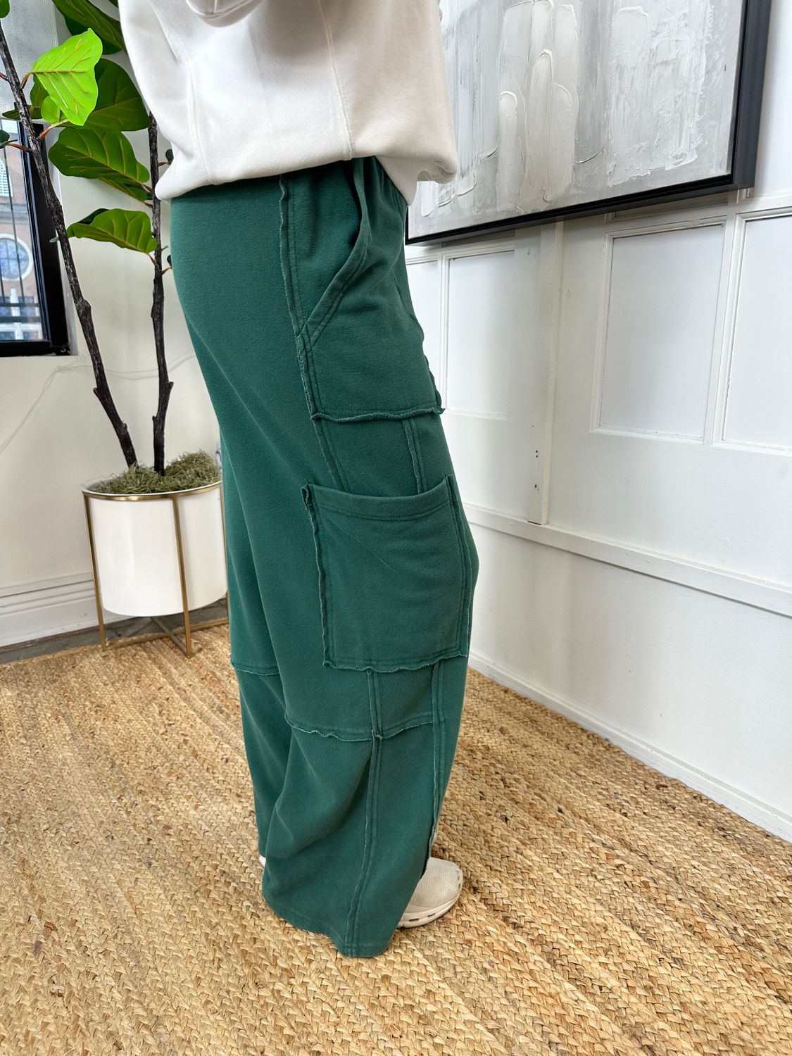 Better Still Mineral Oversized Utility Sweatpant