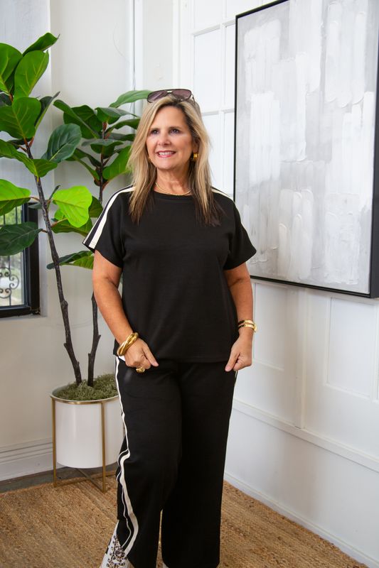 Living Comfort Striped Down Line Set