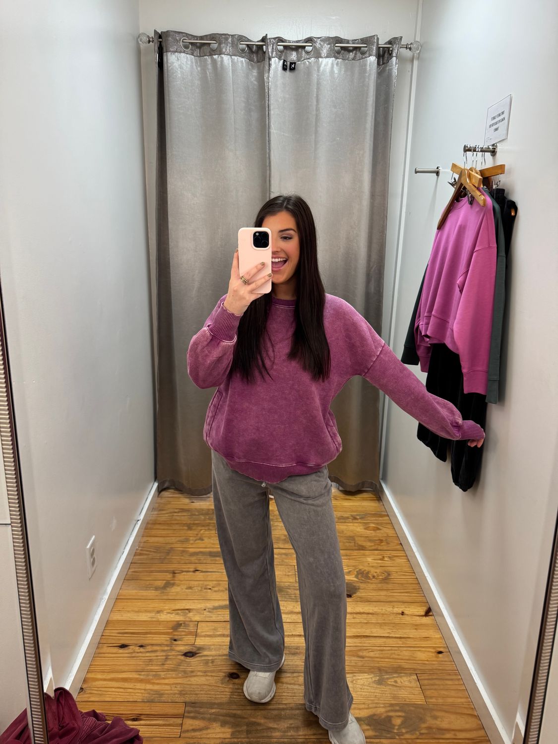 Crisp Air Washed Wide Leg Drawstring Lounge Pant