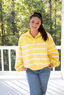 Addison Stripe Pullover