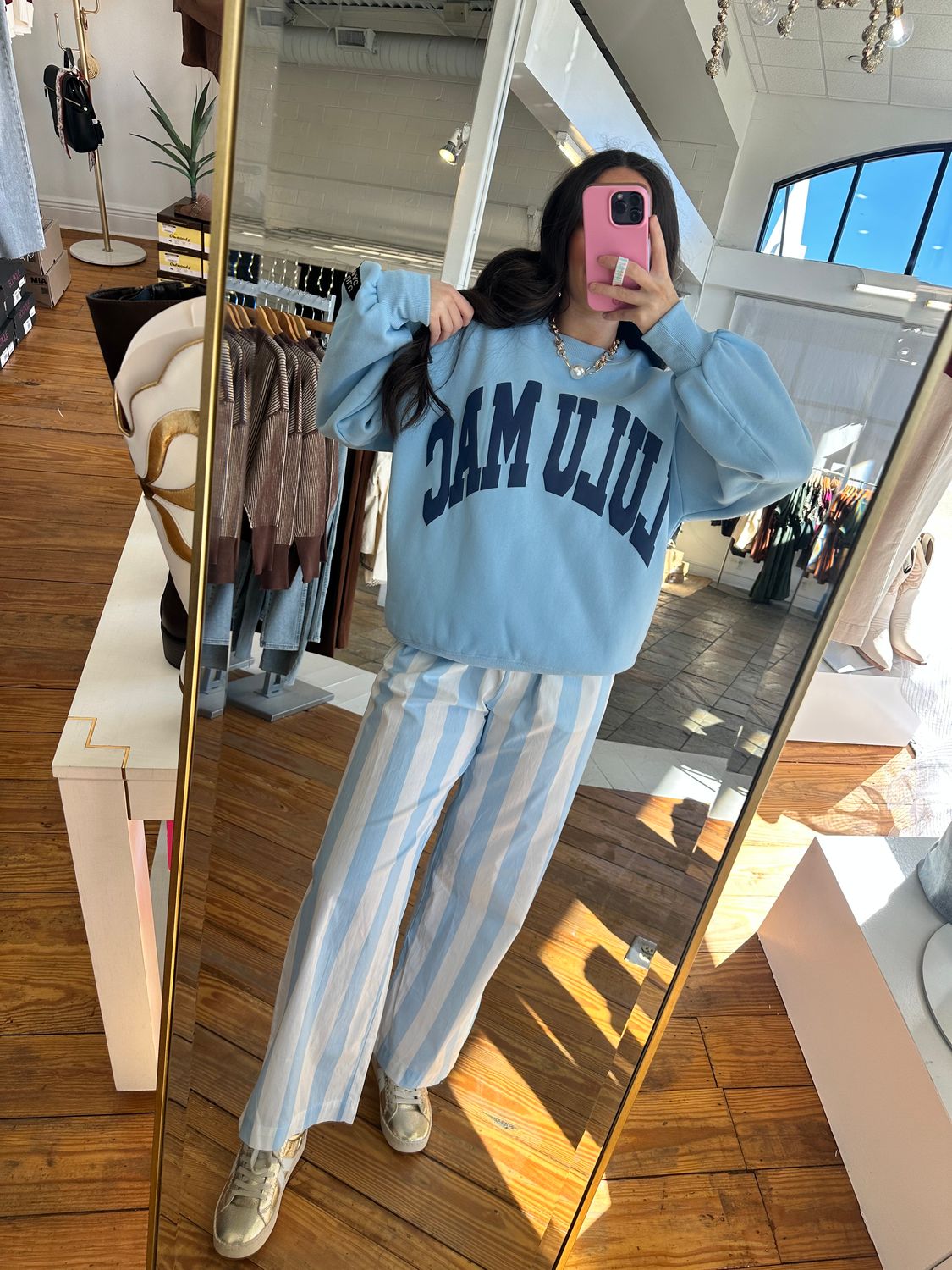 Darby Striped Pant Lulu Mac