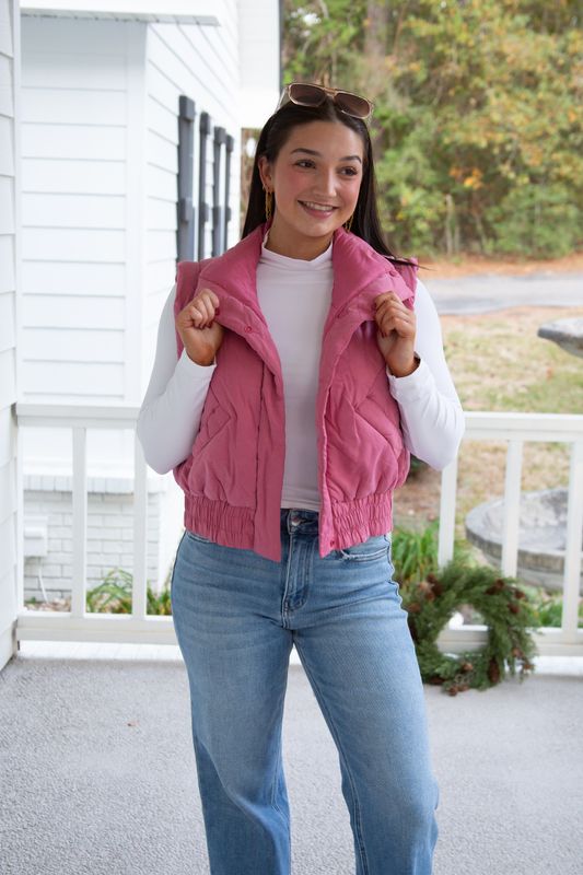 Charming Love Versatile Puffer Vest