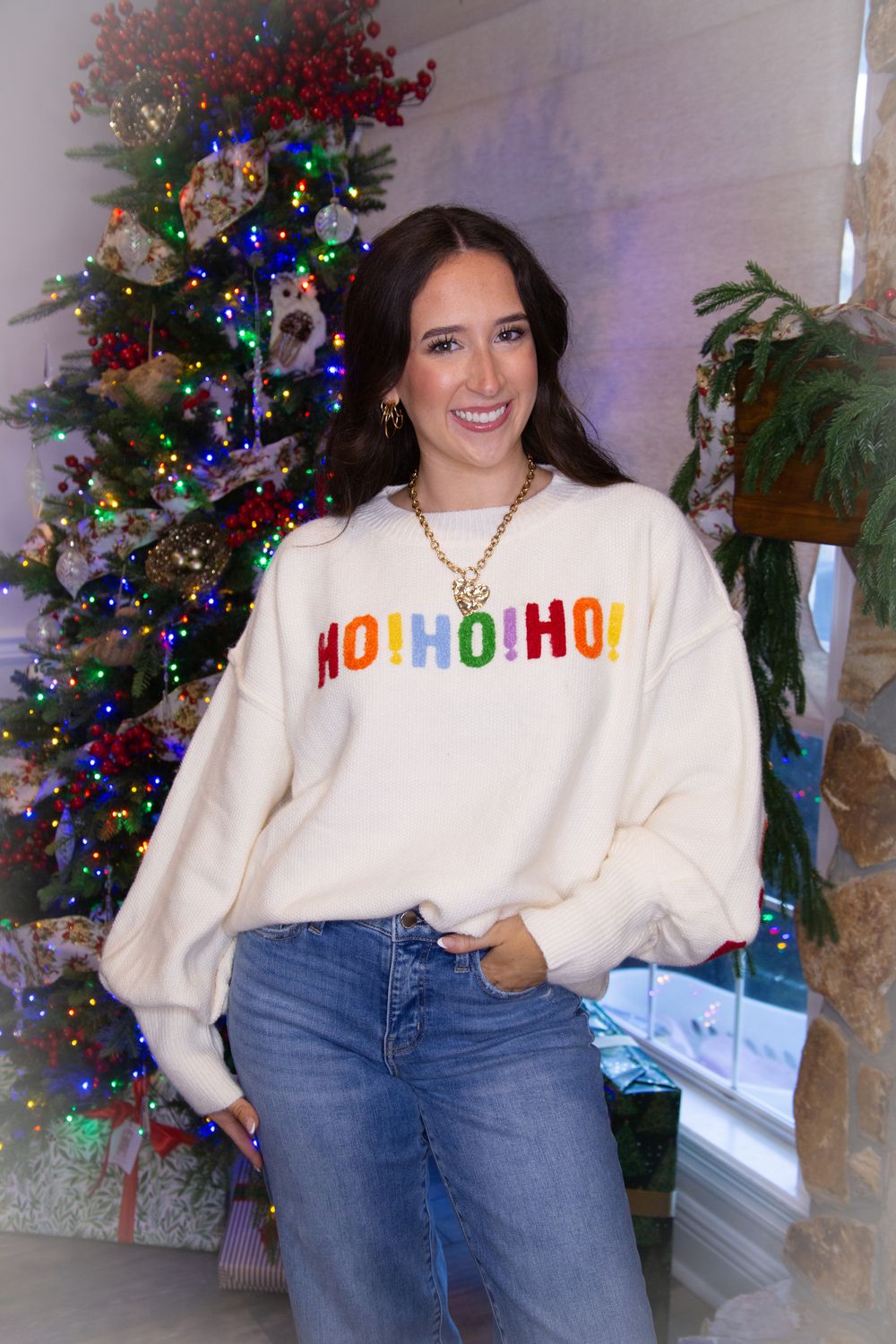 Oversized Merry Christmas Sweater