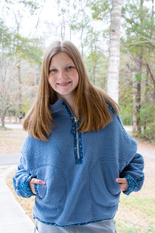 Wishing You The Best Floral Printed Sherpa Jacket