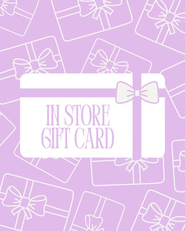 In Store Gift Card