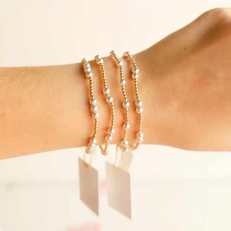 Leah Bracelet MIXED METALS 6.75