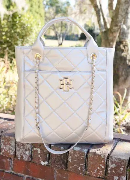 Kinzley Tote CREAM QUILTED LD