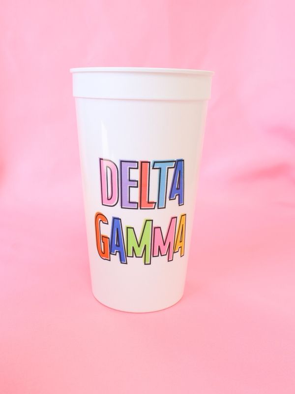 Rainbow Sorority Cup