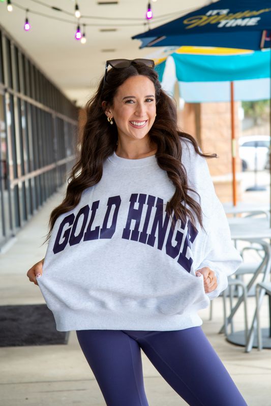 Gold Hinge Wide Arm Sweatshirt