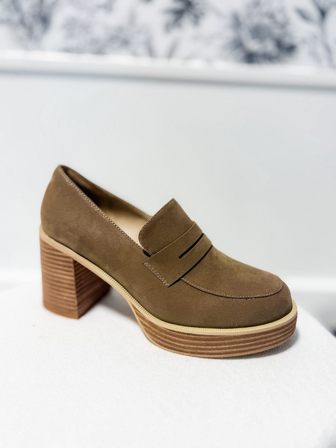 Hannah Platform Penny Loafer