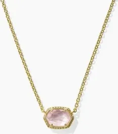 Daphne Framed Pendant Necklace