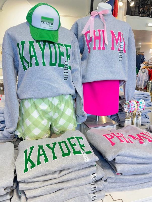 Sorority Mock Neck Sweatshirt