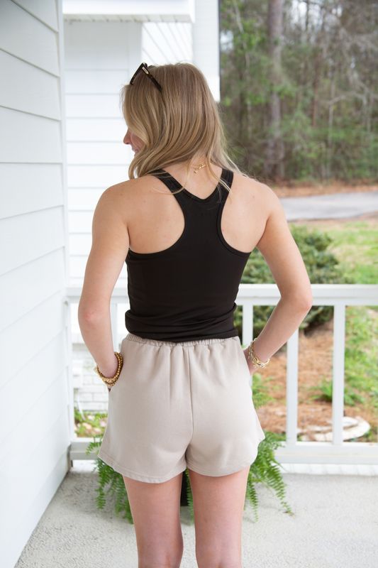 Gold Hinge Essential Full Length Racerback Tank