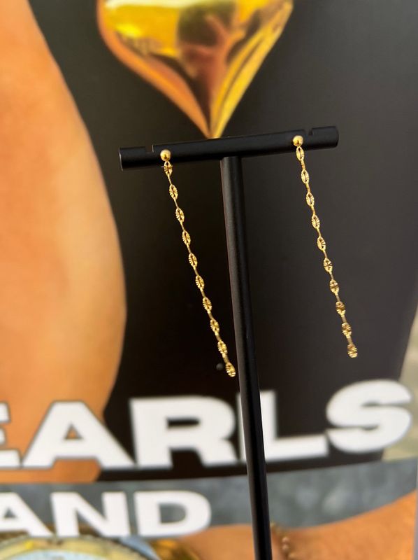 Chan Sutt Dainty Chain Earring GOLD