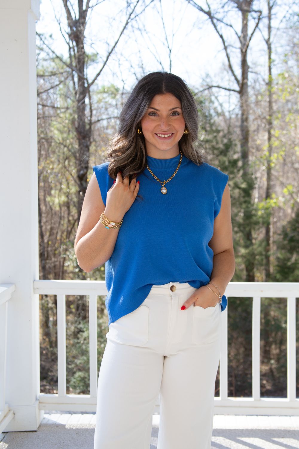 What's Mine is Yours Sleeveless Sweater Top