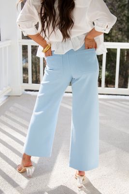 Sweetly Styled High Waist Straight Leg Pant
