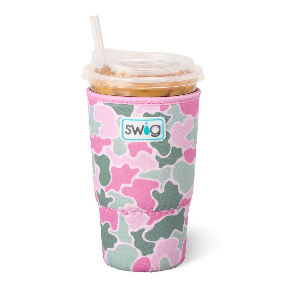 SWIG Large Iced Cup Coolie BLUSHING CAMO